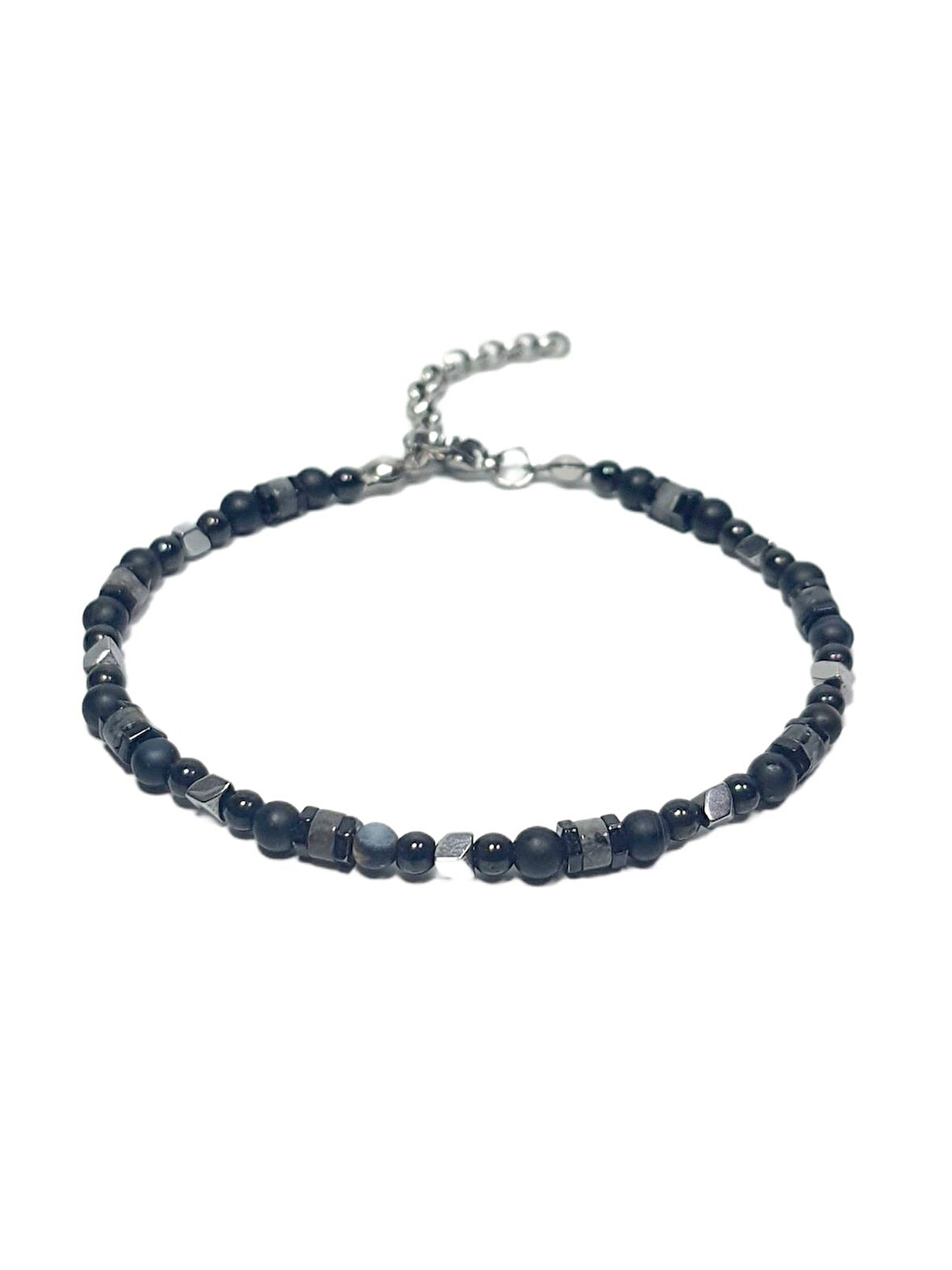 JTAW25BLK1608 ONYX HEMATİT DOĞALTAŞ ALAŞIMLI PASLANMAZ METAL SİYAH GARANTİLİ HEDİYE KUTULU JANTİ BİLEKLİK