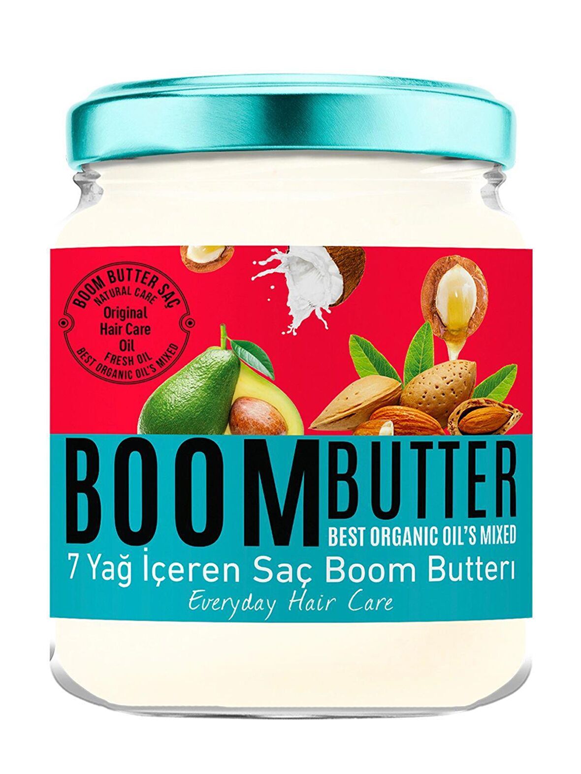 BOOM BUTTER 7 Yağ içeren Besleyici ve Nemlendirici Saç Bakım Yağı 190 ML