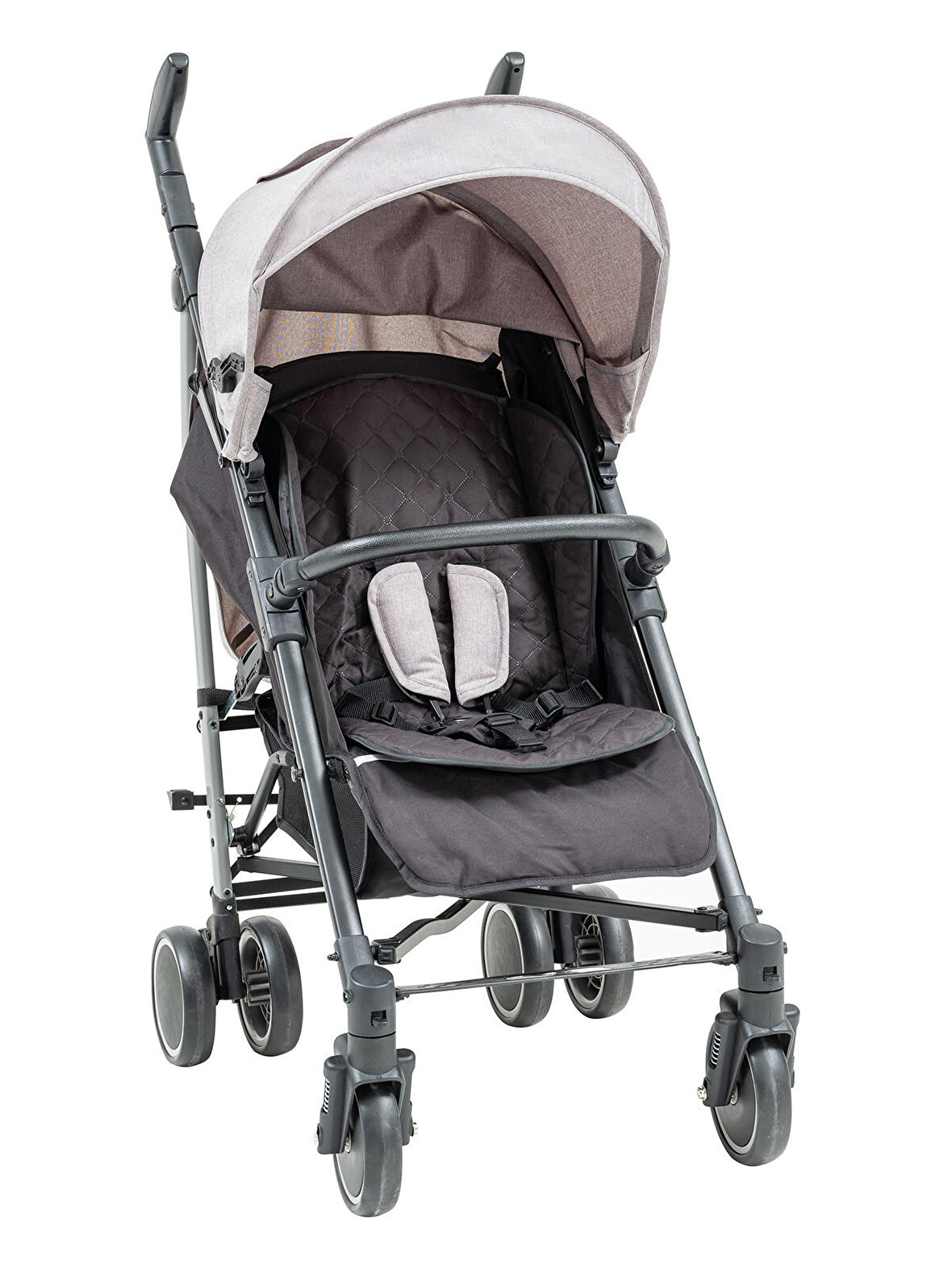 Baby2Go Parma Lüx Baston Bebek Arabası Gri