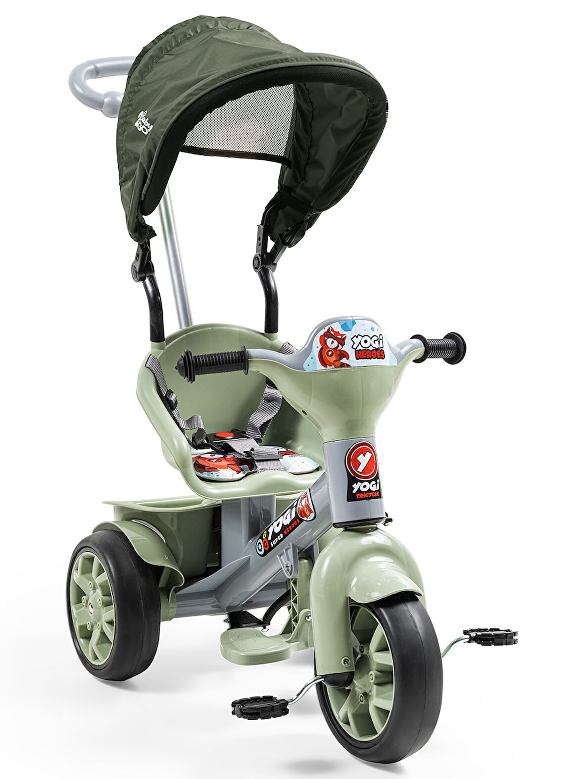 Baby2go Yogi 3 Teker İtmeli Bisiklet Yeşil