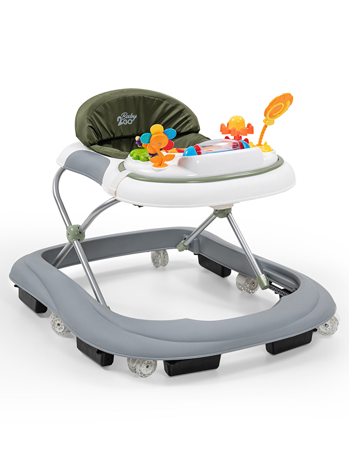 Baby2Go Toodle Lüks Yürüteç Yeşil