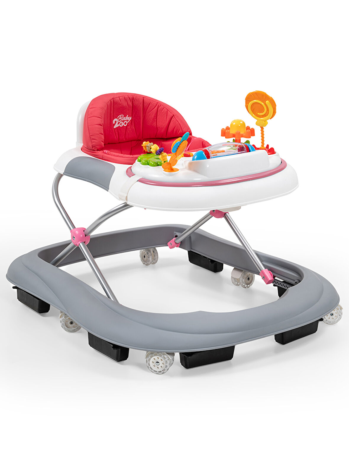 Baby2Go Toodle Lüks Yürüteç Pembe