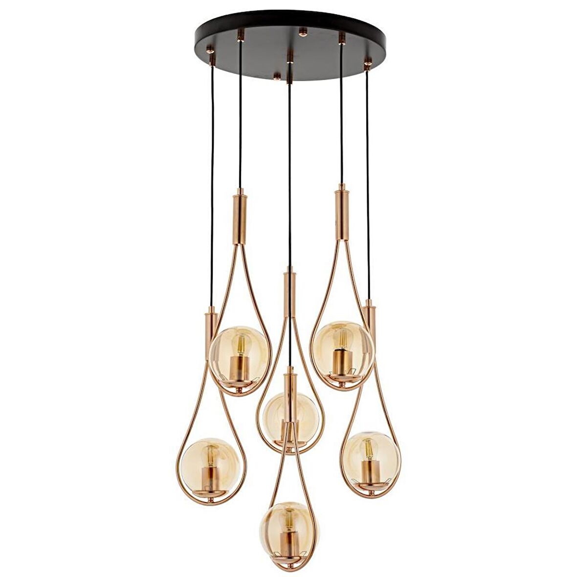 ERY 3729-68-06 Bakır Renk Modern Avize