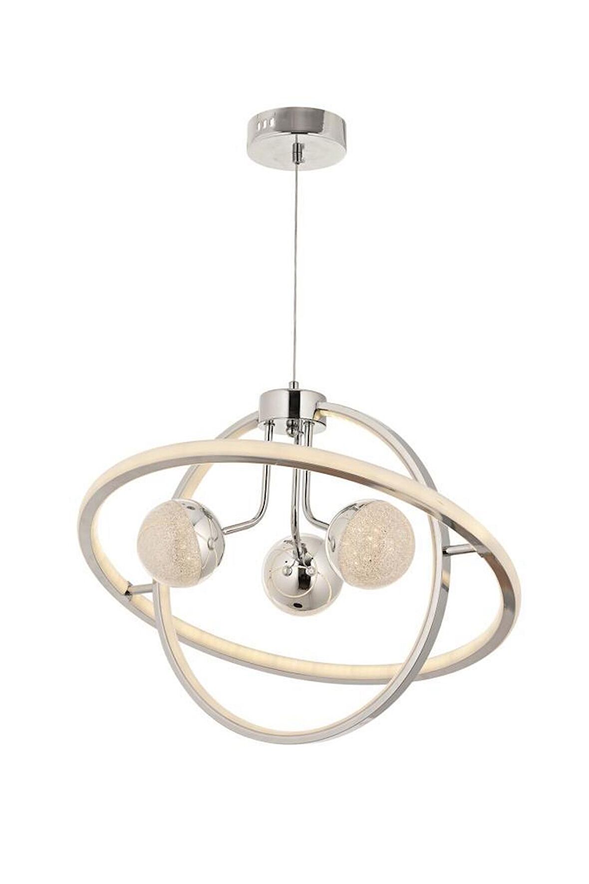 Eray Aydınlatma 166079-50 Krom Sarkıt Led Avize