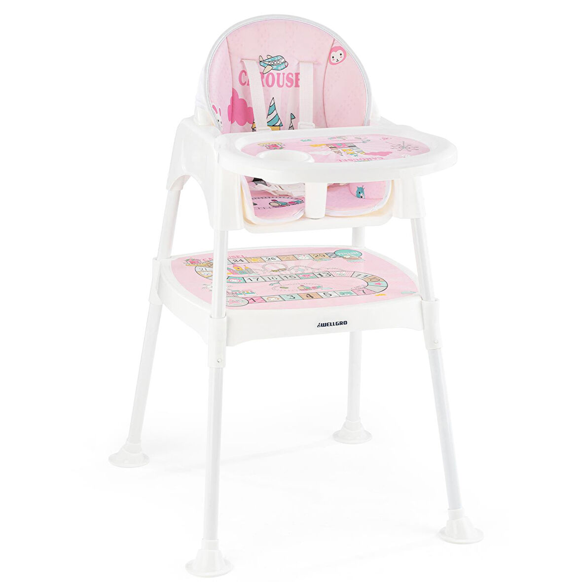 Wellgro Carousel Çalışma Masalı Mama Sandalyesi