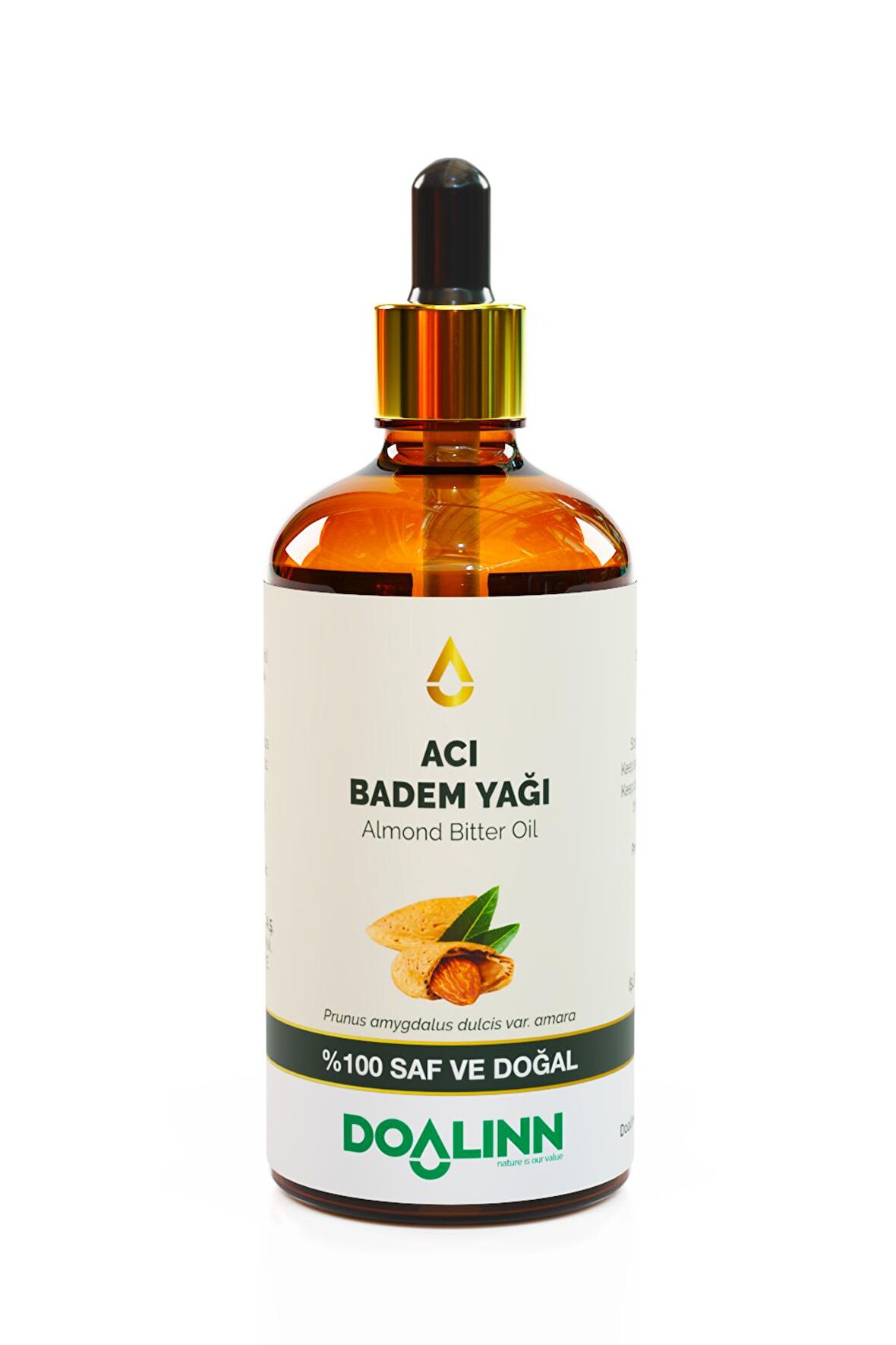 Acı Badem Yağı (Prunus amygdalus dulcis var. Amara) 100 ml.