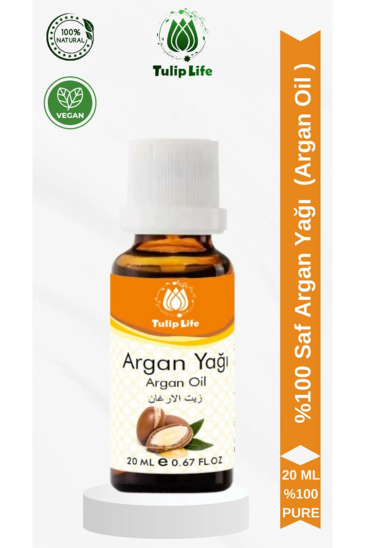 % 100 Saf ve Doğal Argan Yağı ( Argan Oil ) 20 ML