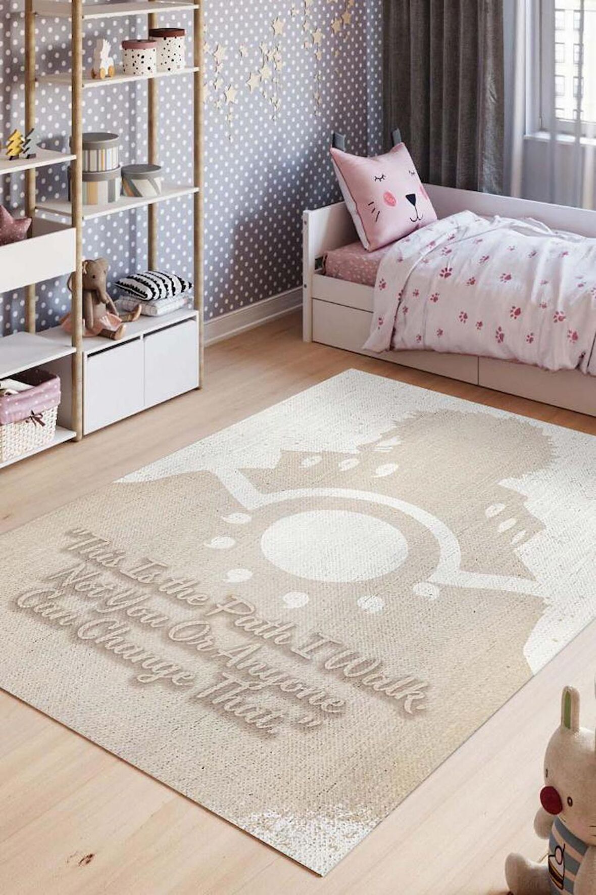 Homshtag Benim Yolum Dokuma Tabanlı Yıkanabilir Kaymaz Anime Severler Halısı