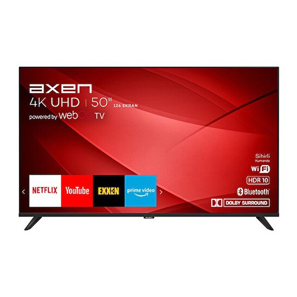 Axen AX50FIL242 50" 127 Ekran UHD Webos TV