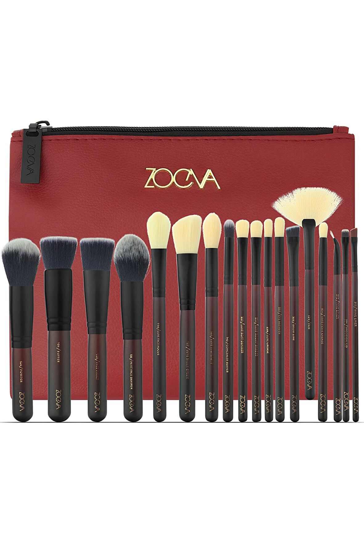 Zoeva 18'li Fırça Seti & Çanta - Zoeva 18 Pcs Brush Set & Bag  