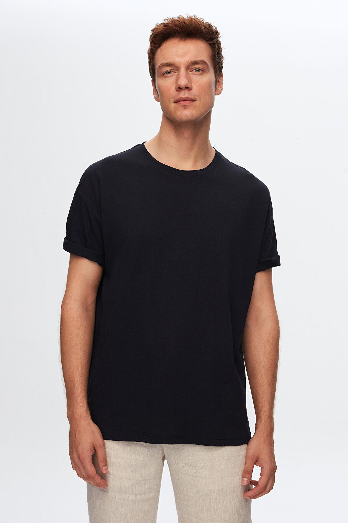 Ds Damat Comfort Lacivert %100 Pamuk T-Shirt 6HC14ORT02006 6HC14ORT02006