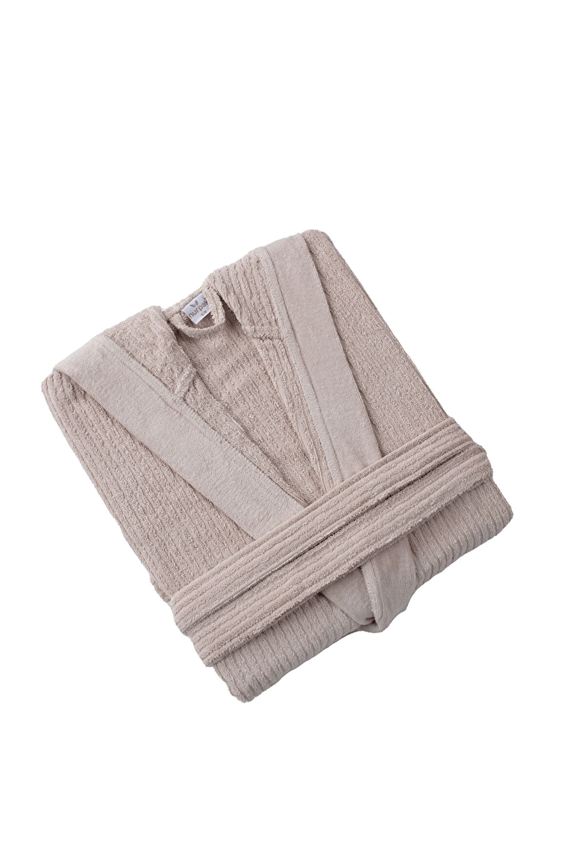 Nurpak Ekol Bedenli Kapüşonlu Tek Bornoz