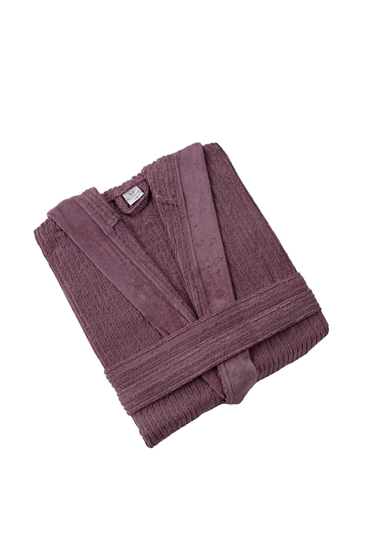 Nurpak Ekol Bedenli Kapüşonlu Tek Bornoz