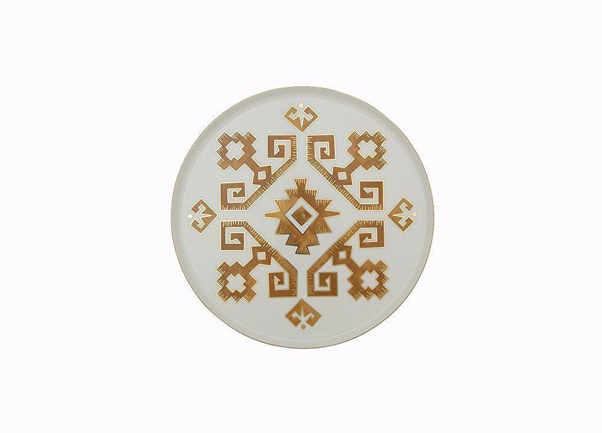 Porland Arabesque Serisi 18cm Düz Tabak Desen1