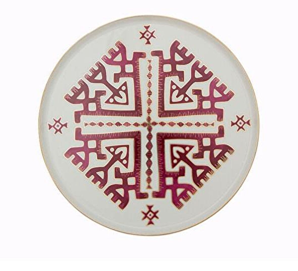 Porland Arabesque Serisi 27cm Düz Tabak Desen6