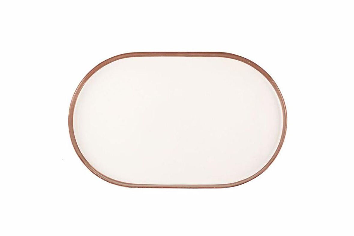 Porland Chopin Bakır Kayık Tabak 28 cm 04ALM007837