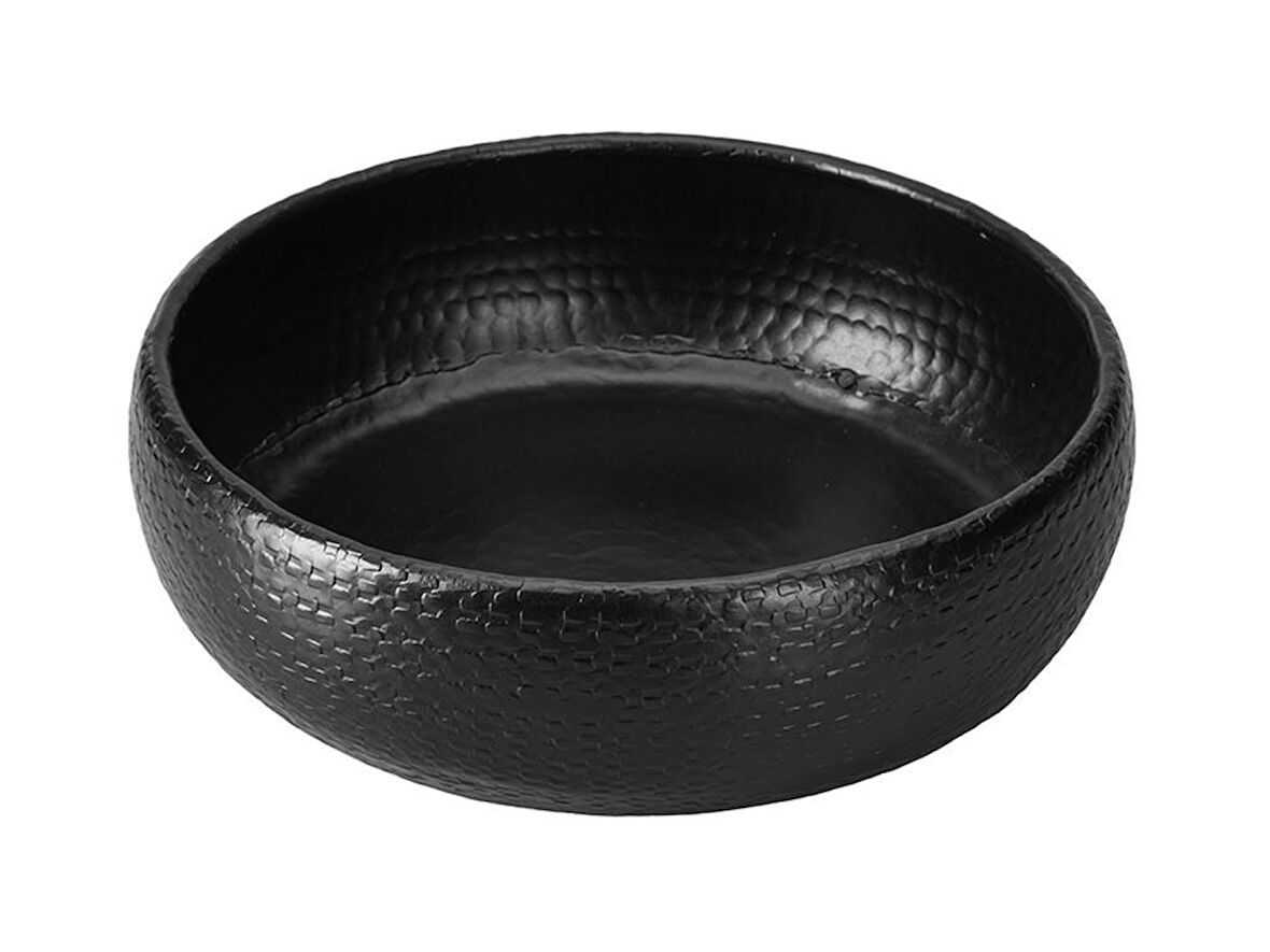 PORLAND SİA SİYAH DEKORATİF DERİN KASE 31 CM 