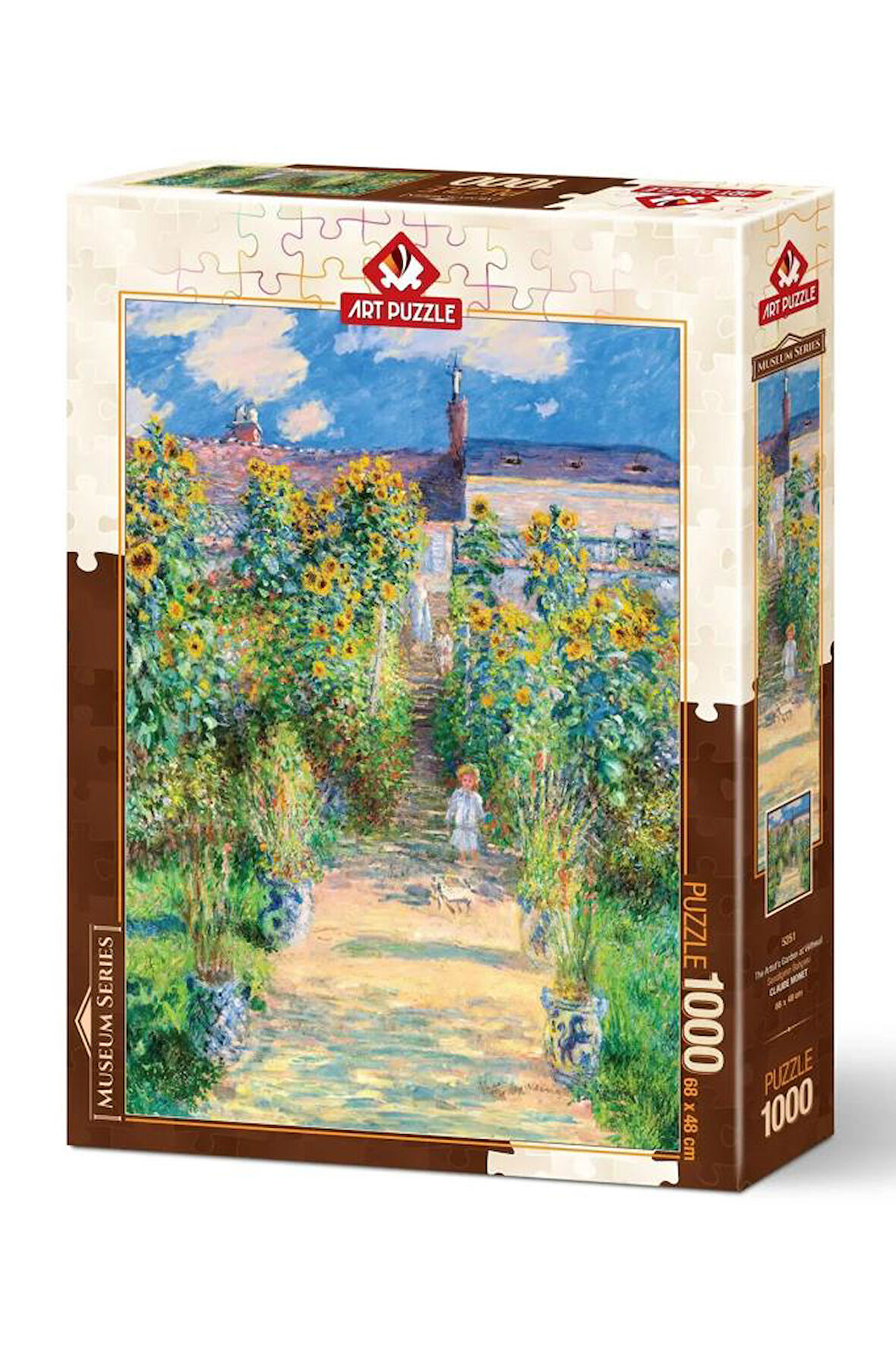 Art Puzzle Sanatçının Bahçesi, Claude Monet - 1000 Parça 5251