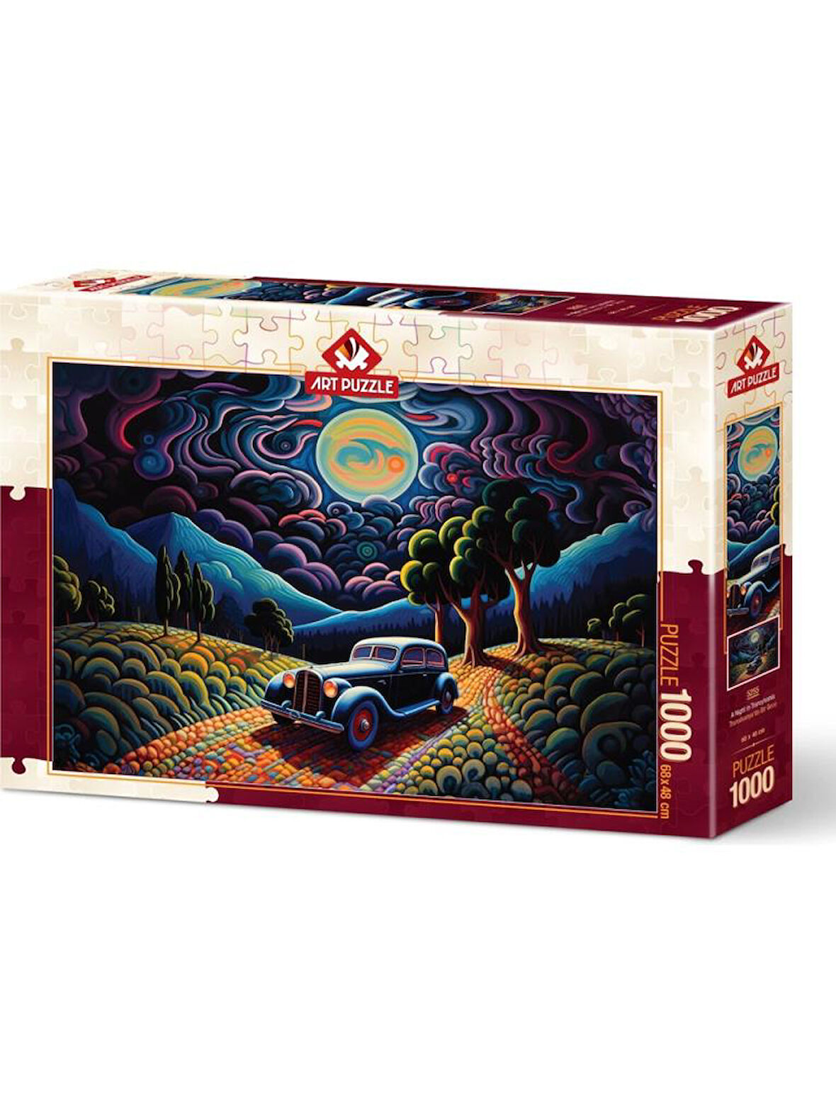 Art Puzzle Transilvanya'Da Bir Gece - 1000 Parça 5255