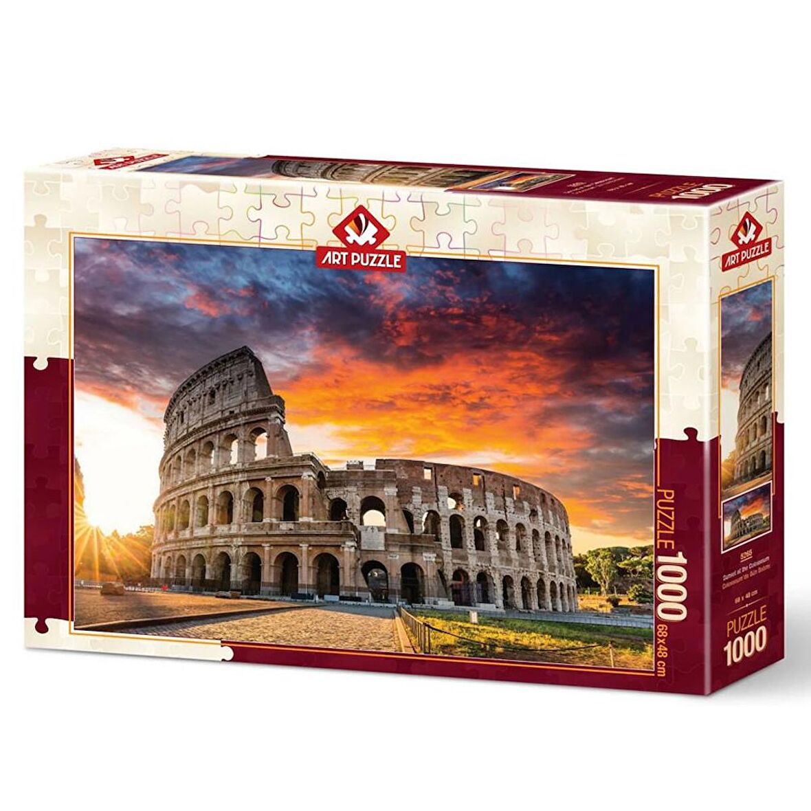 Art Puzzle 1000 Parça Colosseumda Gün Batımı 5265