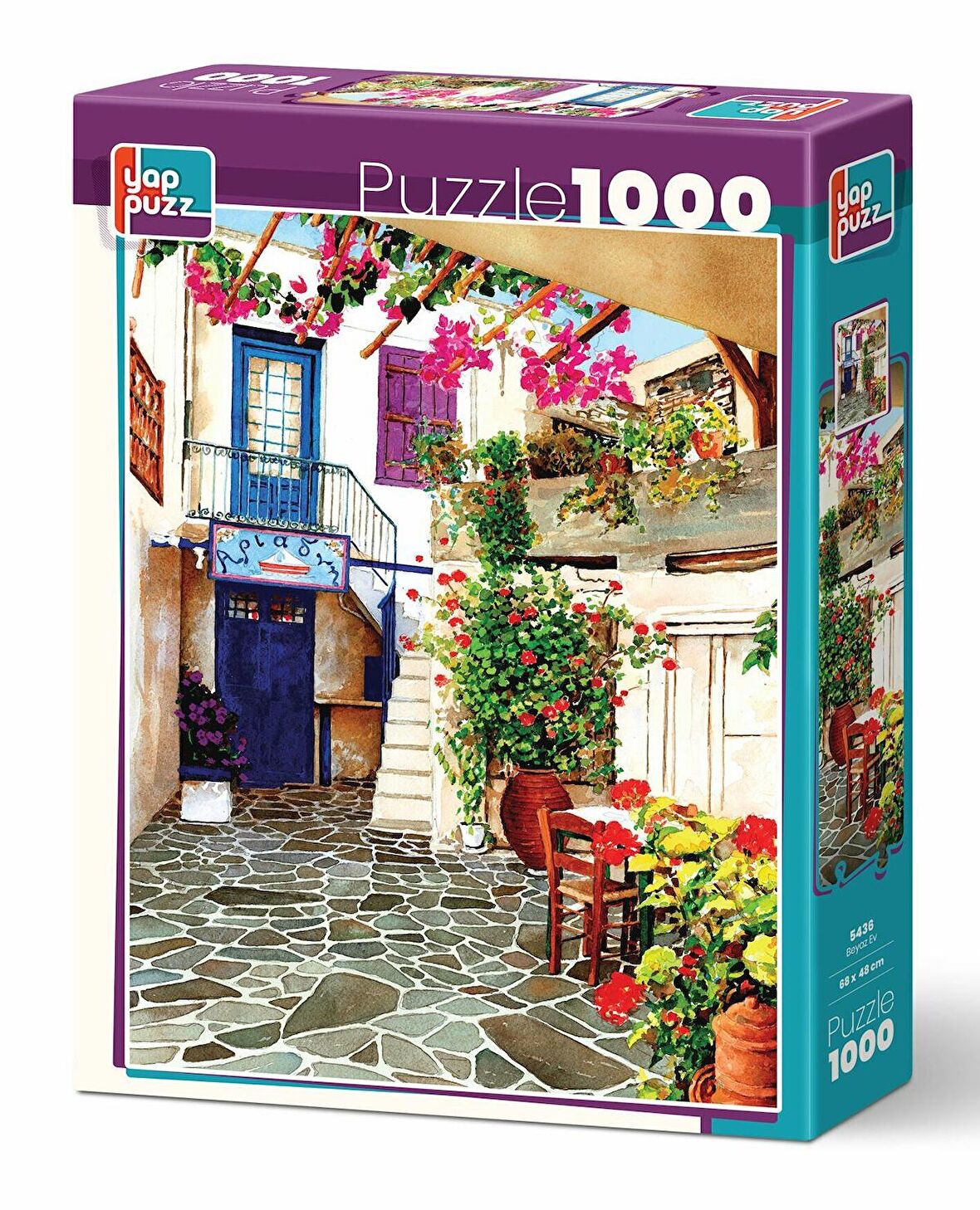 Yappuzz Beyaz Ev 15+ Yaş Küçük Boy Puzzle 1000 Parça