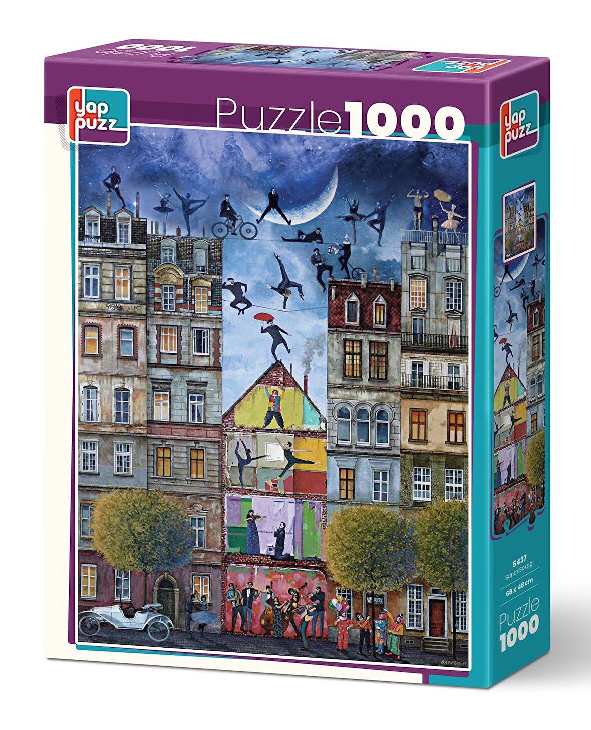 Yappuzz Sanat Sokağı 15+ Yaş Küçük Boy Puzzle 1000 Parça