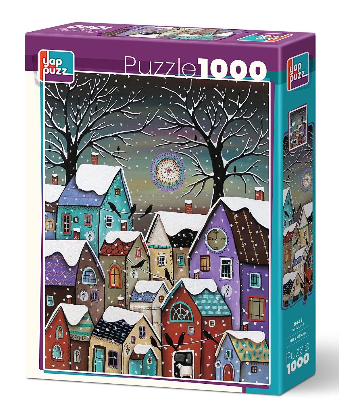 Yappuzz Kar Masalı 15+ Yaş Küçük Boy Puzzle 1000 Parça