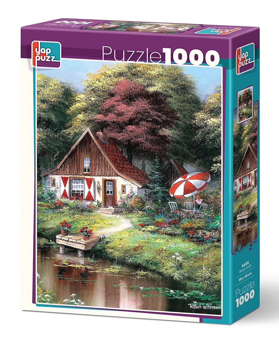 Yappuzz Bahçe Keyfi 15+ Yaş Küçük Boy Puzzle 1000 Parça