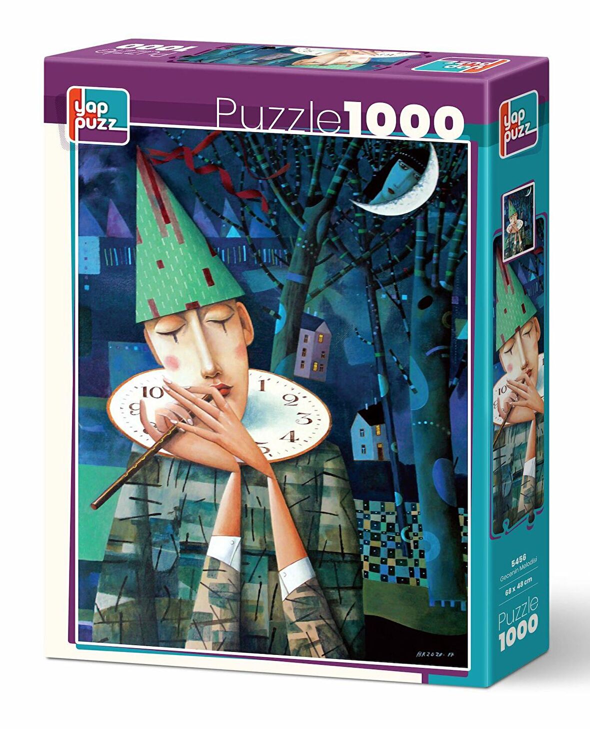 Yappuzz Gecenin Melodisi 15+ Yaş Küçük Boy Puzzle 1000 Parça