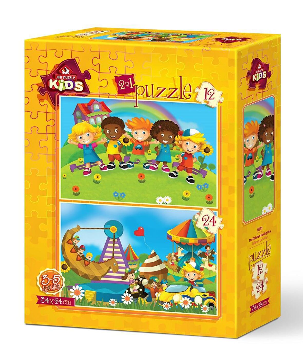Art Yaşam 24 Parça Çocuk Puzzle