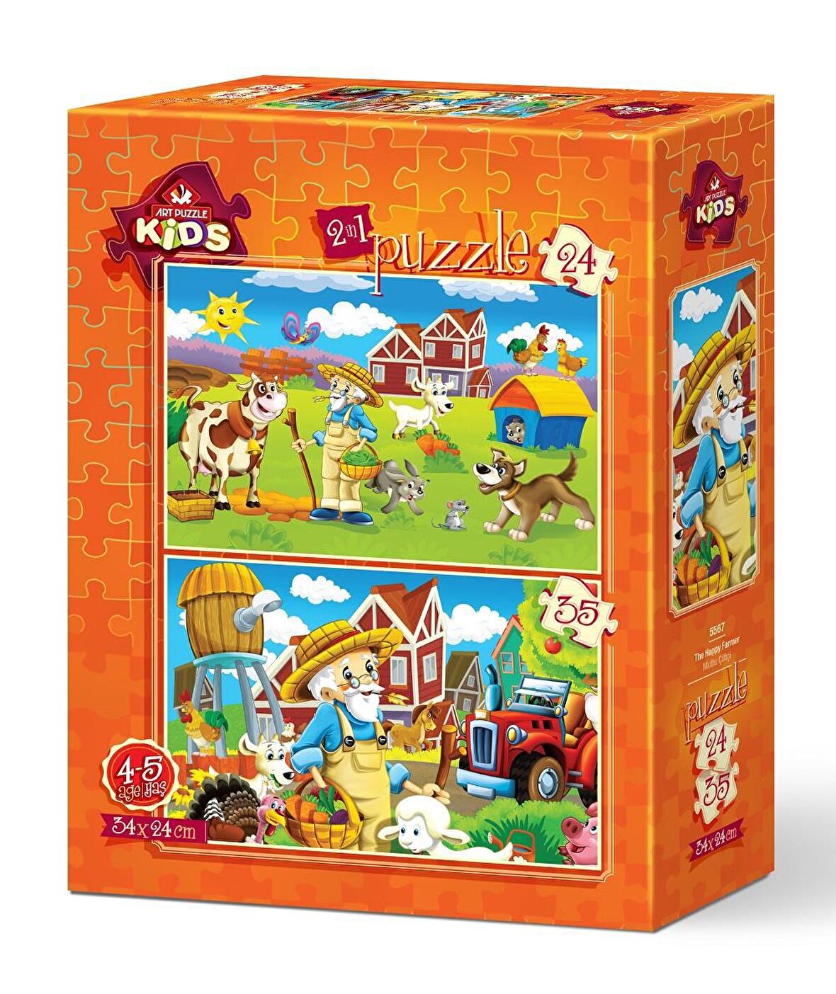 Art Yaşam 24+35 Parça Çocuk Puzzle