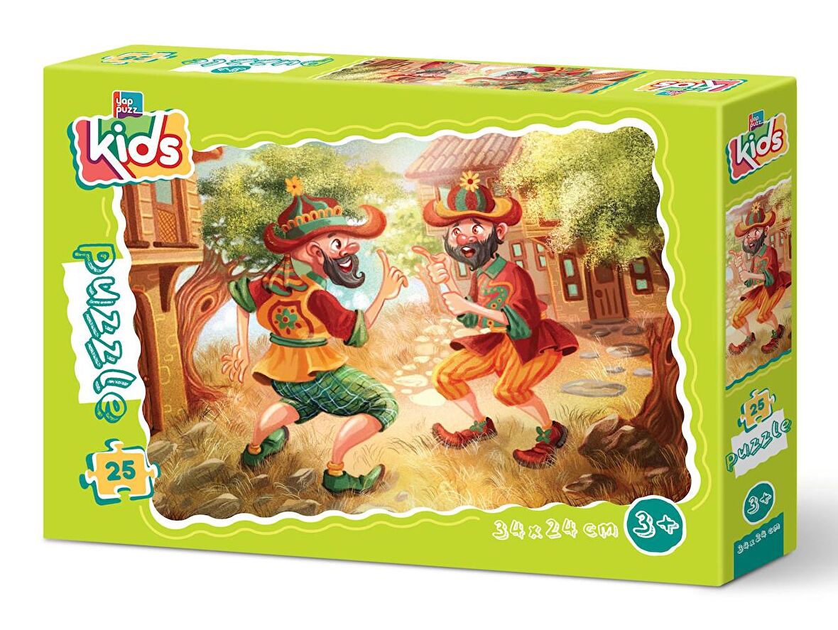 Yappuzz Karagöz Ve Hacivat 3+ Yaş Büyük Boy Puzzle 25 Parça