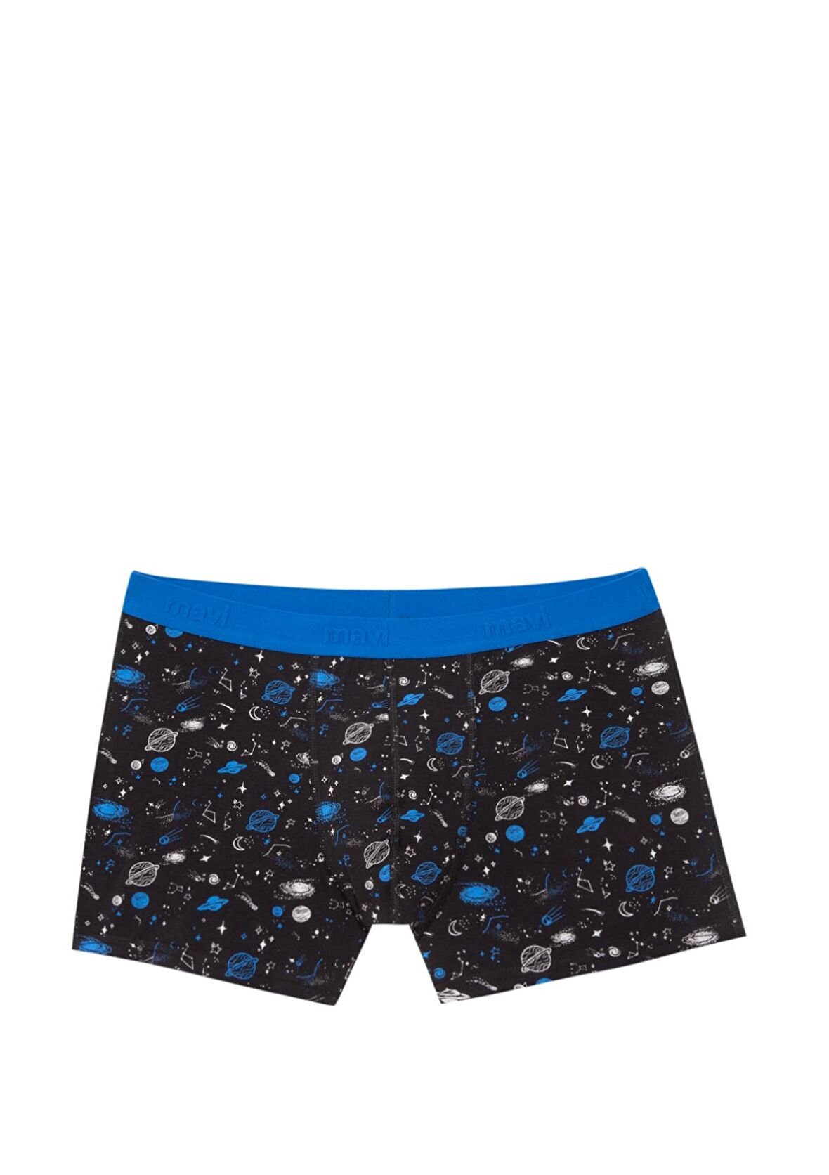 Mavi Gezegen Baskılı Siyah Boxer 092456-900