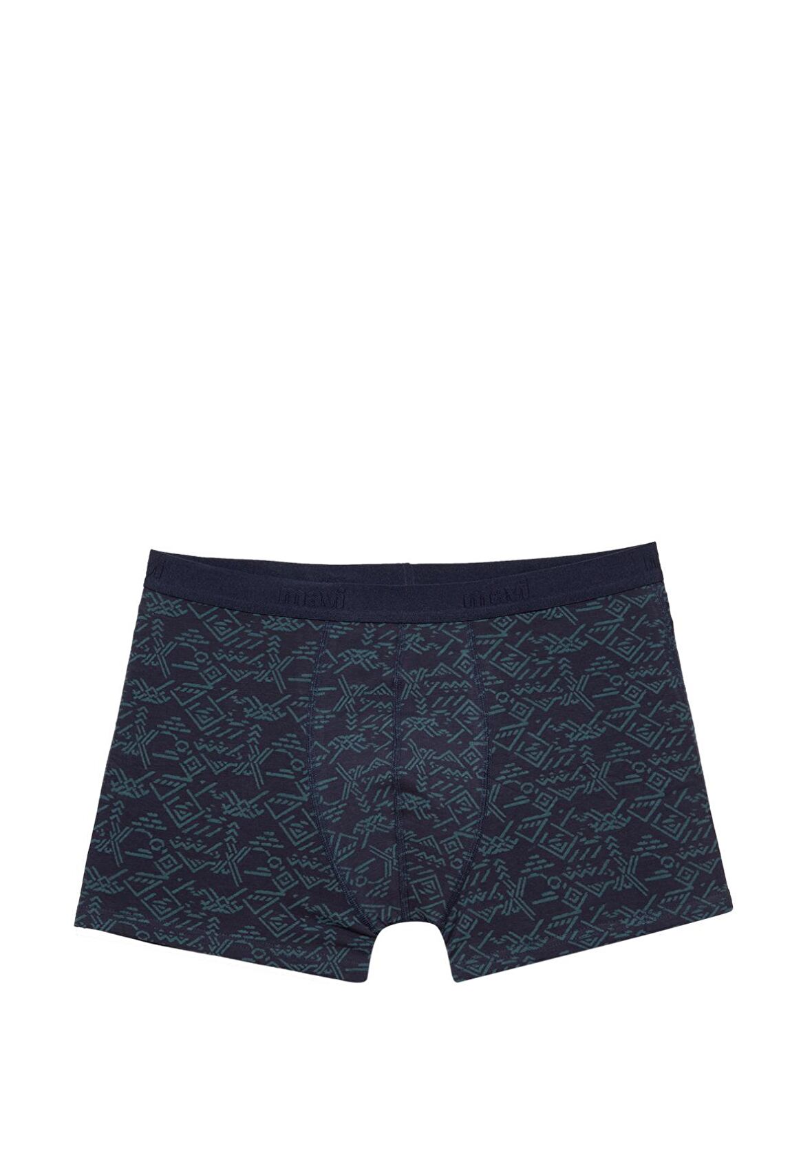 Mavi Baskılı Lacivert Boxer 092459-33648