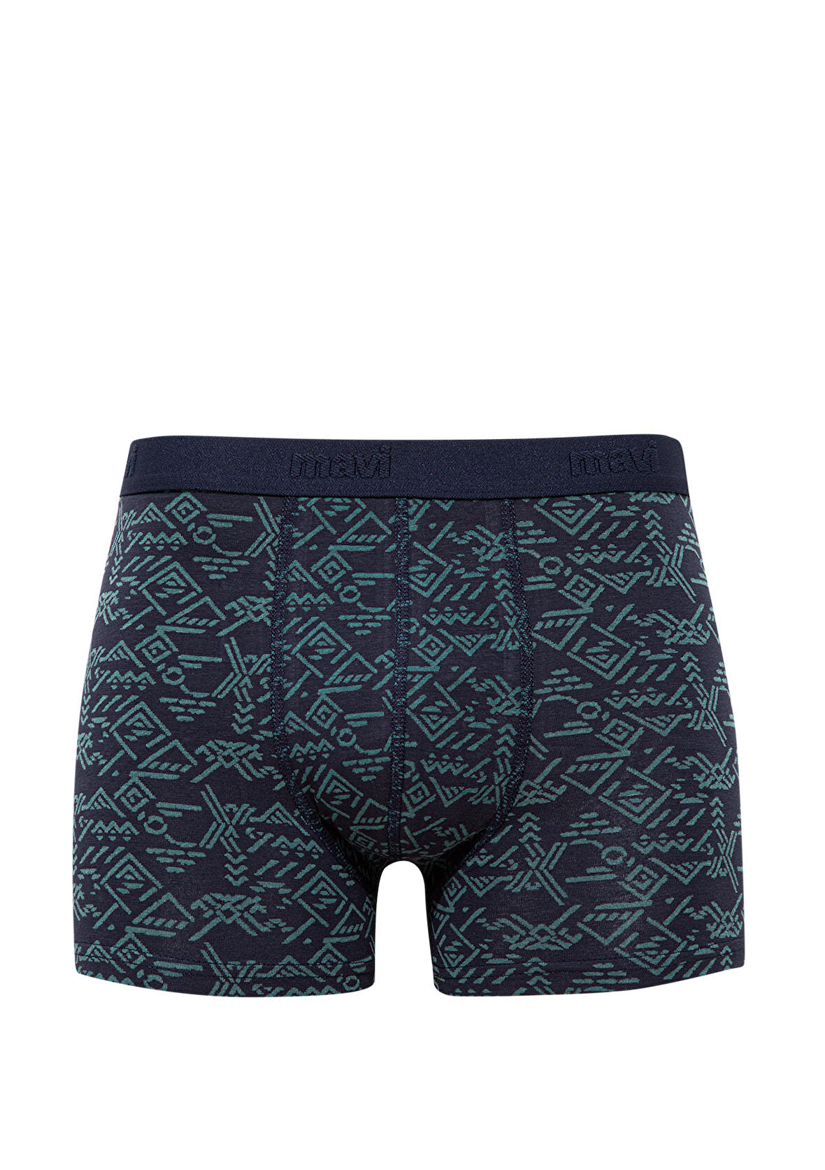 Mavi Grafik Baskılı Lacivert Boxer 092459-33648