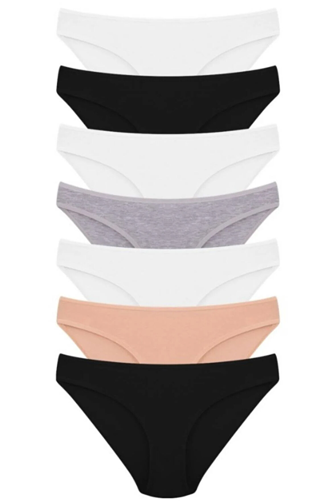 Vos Versa KozaBiat Kadın İç Giyim 7'li Bikini Karışık Renk - S, M, L VKB1003