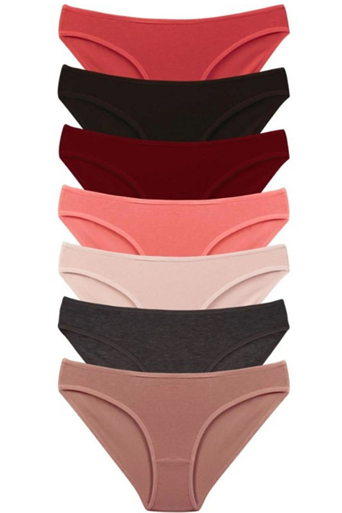 Vos Versa KozaBiat Kadın İç Giyim 7'li Bikini Karışık Renk - S, M, L VKB1002