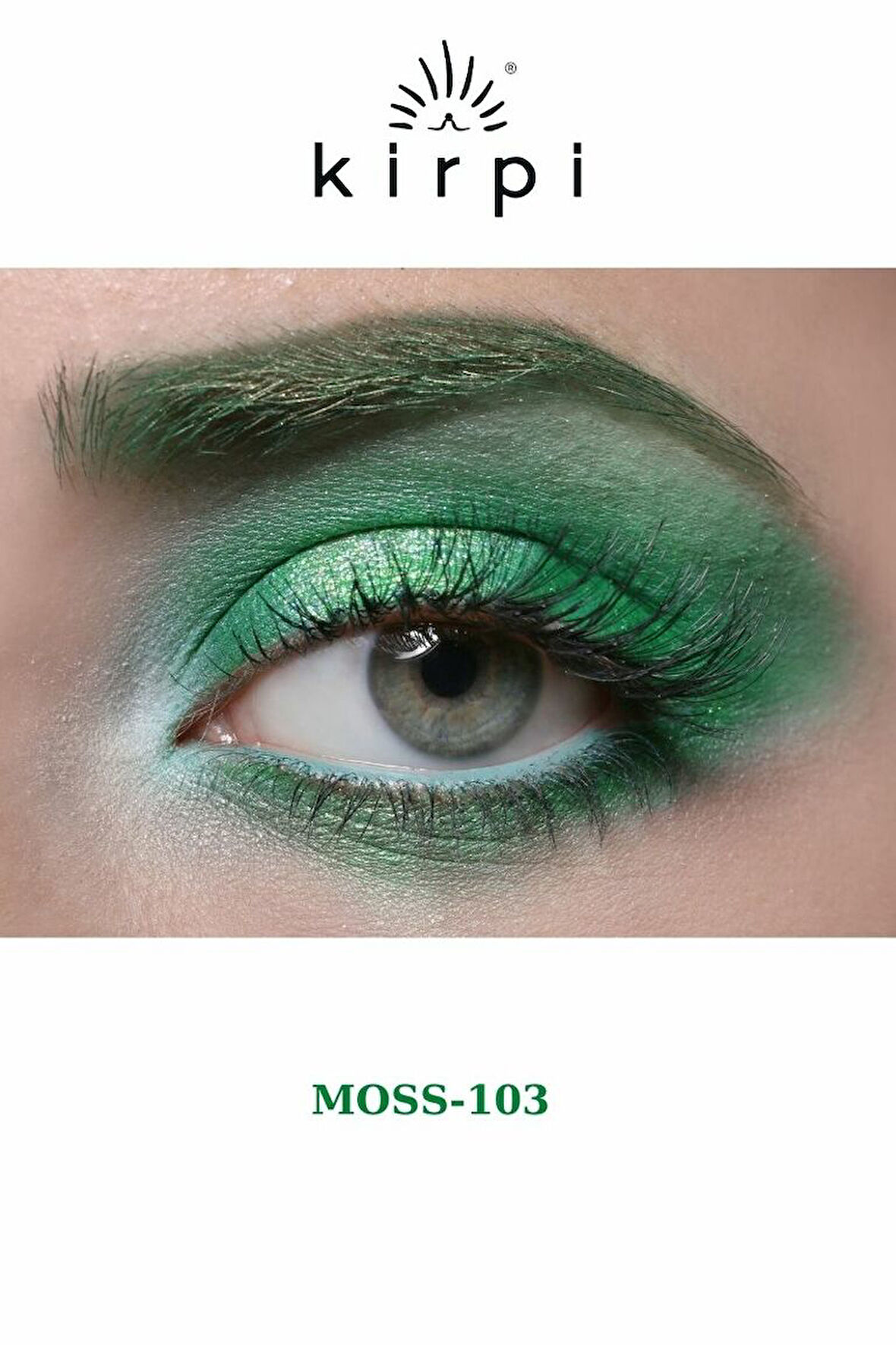 Kirpi Vegan- Yeşil Göz Kalemi / Moss (Yeşil)