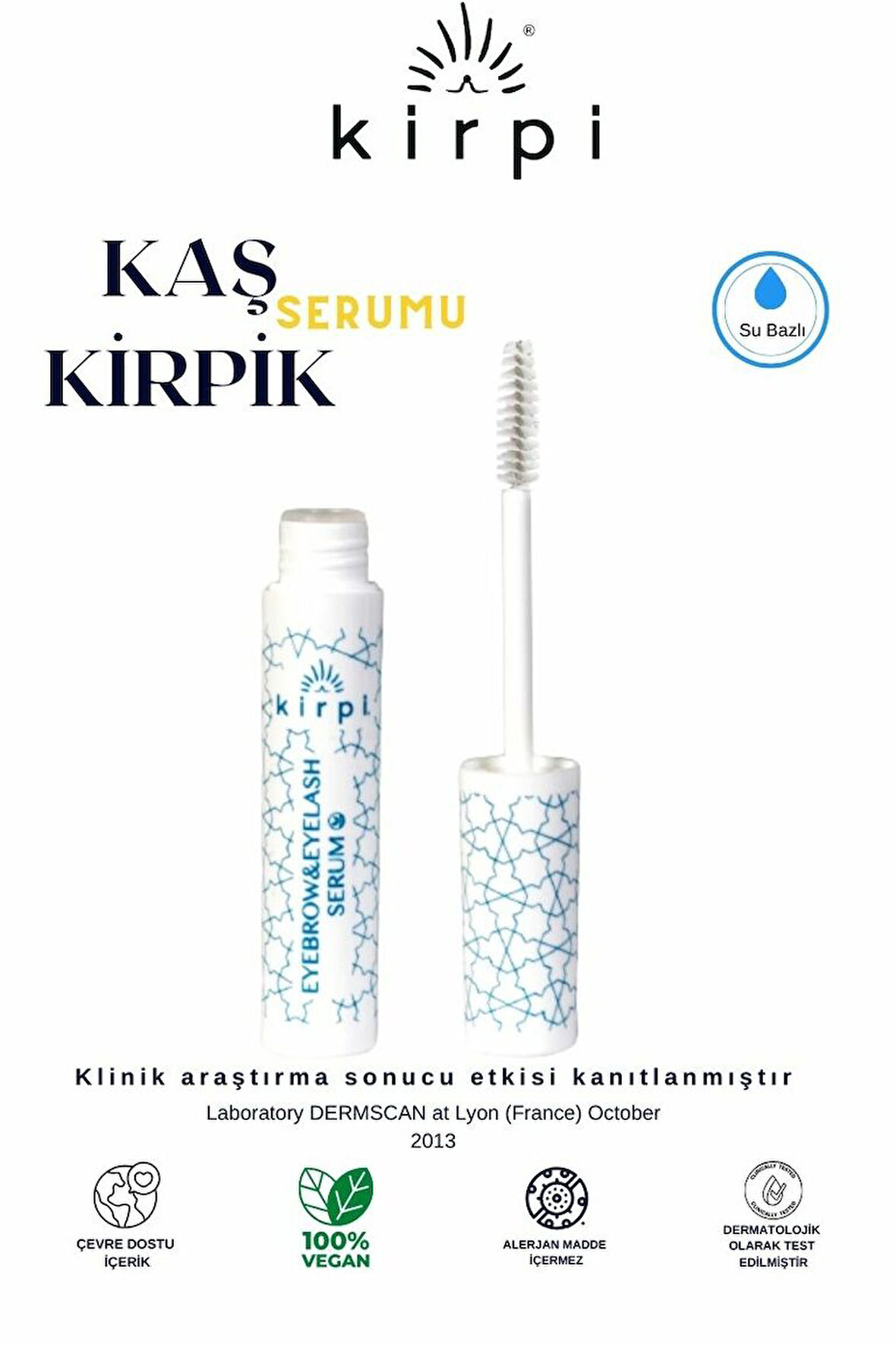 Kirpi Kaş & Kirpik Güçlendirici Bakım Serum 12 ml