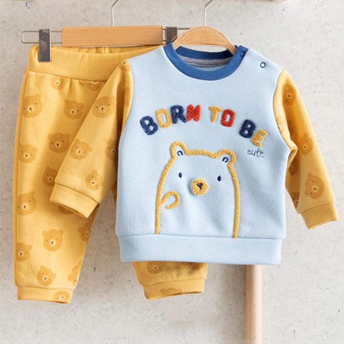 Miomini Baby Erkek Bebek 2'li Bebek Takım 5278