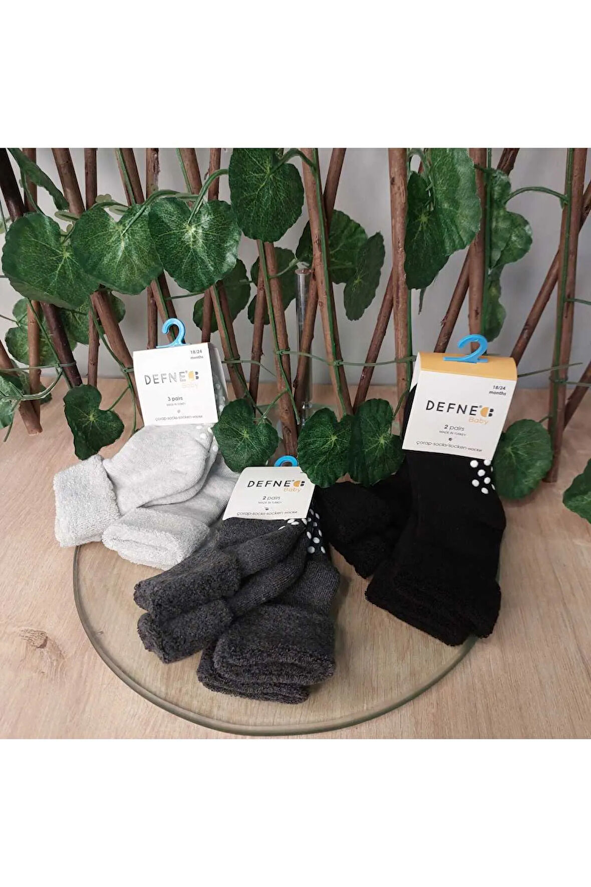 6 ÇİFT HAVLU PAMUKLU KAYDIRMAZ TABAN KIŞLIK UNISEX  ÇOCUK VE BEBEK SOKET ÇORAP