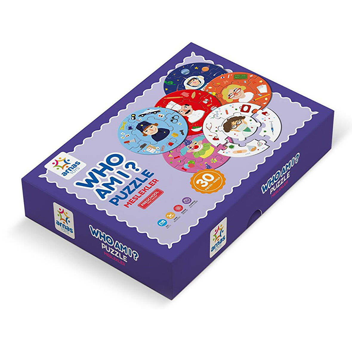 Haki Who Am I Puzzle 5029 3+ Yaş Büyük Boy Puzzle 30 Parça