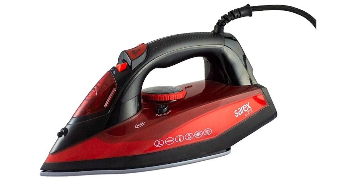 Sarex SR-3500 Luna Kırmızı 2200 W Buharlı Ütü