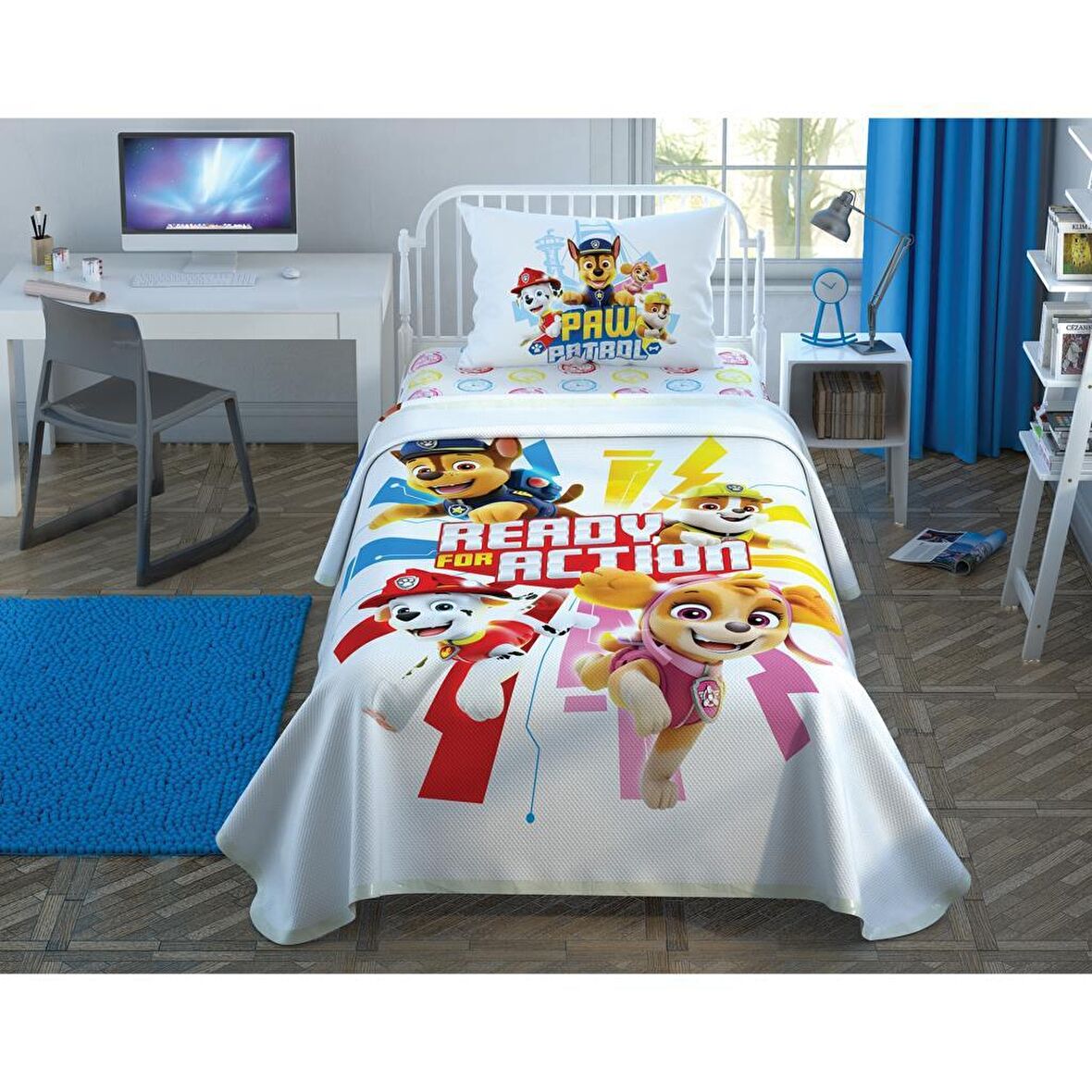 Taç Paw Patrol Action Tek Kişilik Pike Takımı