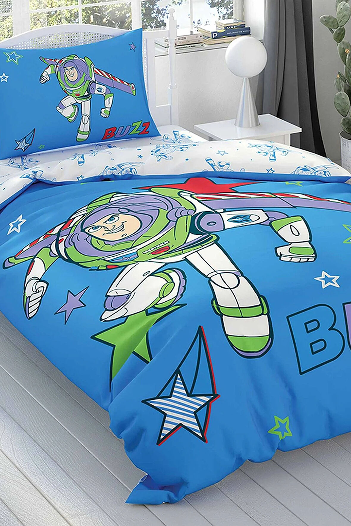 Taç Toy Story Buzz Tek Kişilik Lisanslı %100 Pamuk Nevresim Takımı