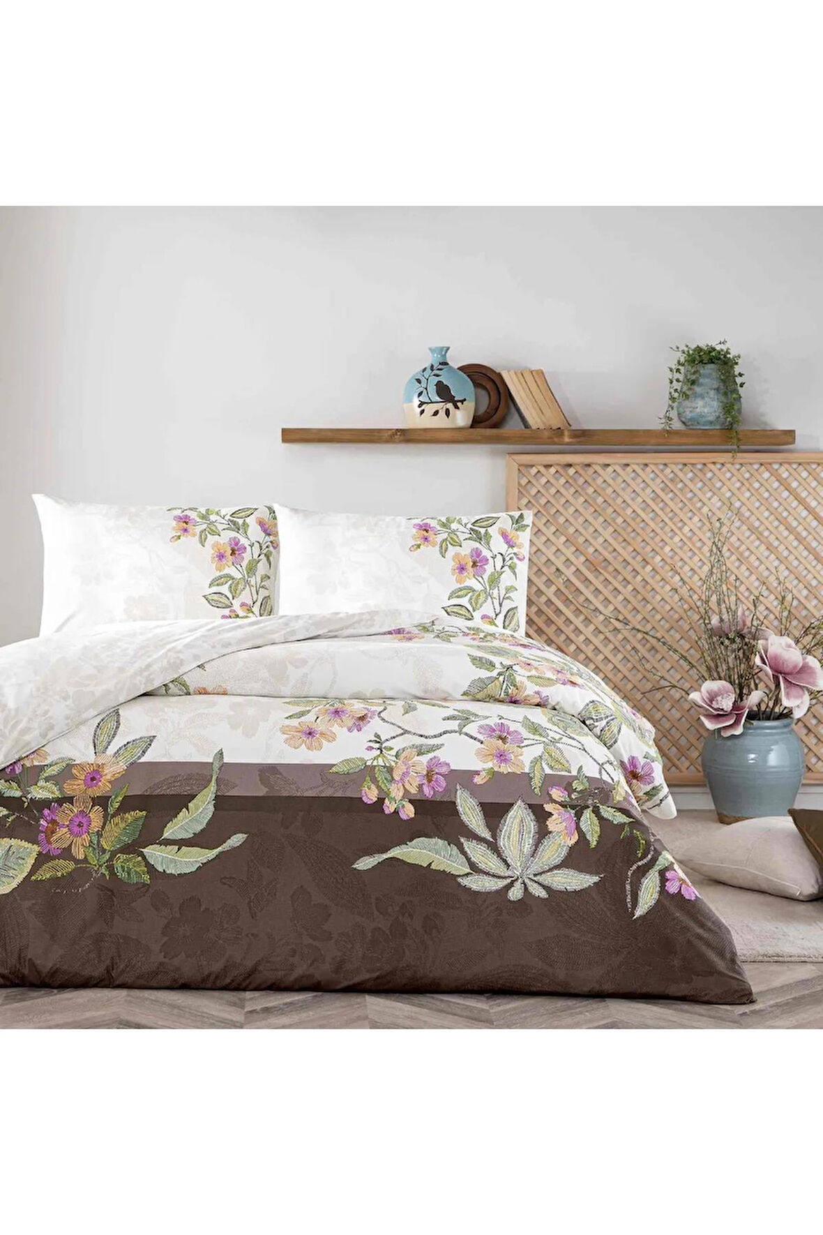 TAÇ TEK KİŞİLİK RANFORCE NEVRESİM TAKIMI JUDY PEMBE