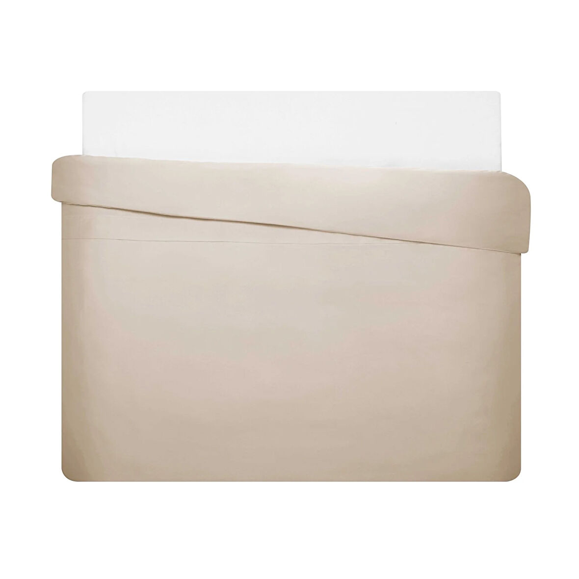 Linens Mix&Match Pamuk Tek Kişilik Saten Nevresim Kılıfı Camel