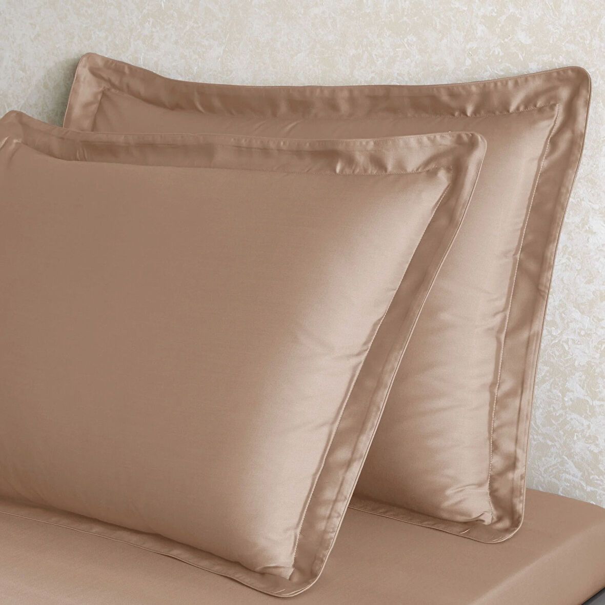 Linens X TENCEL™ Lyocell 2'li Volanlı Yastık Kılıfı Seti Rose