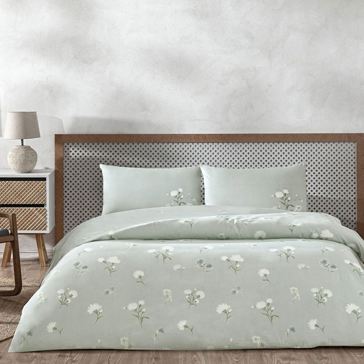 Taç Aveste Ranforce Tek Kişilik Nevresim Takımı Mavi