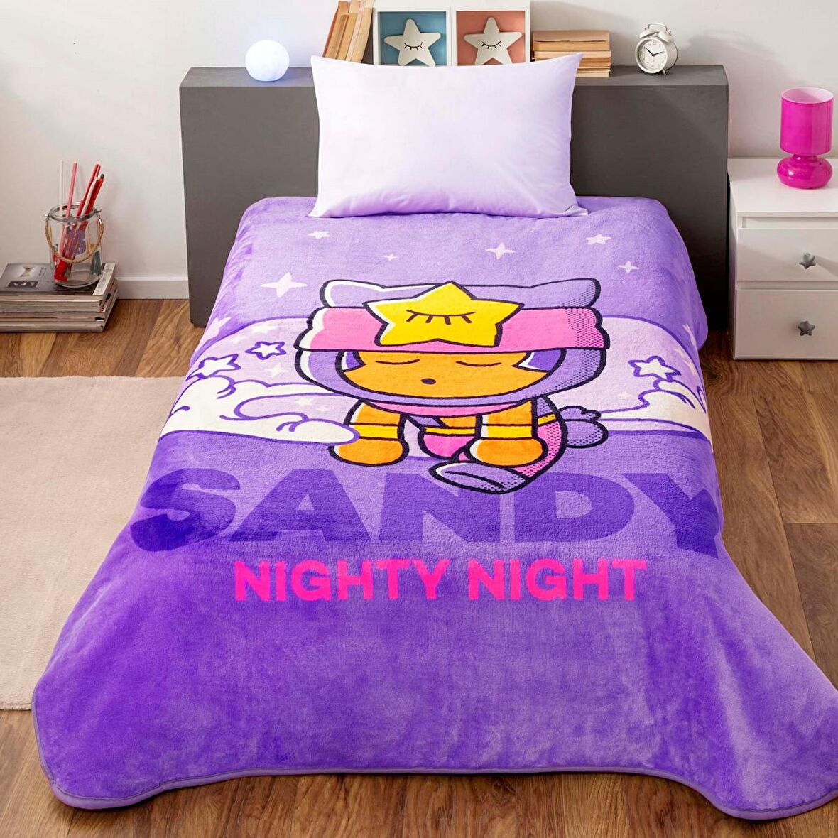 Lisanslı Brawl Stars Nighty Night Battaniye